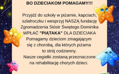 Dzień Pidżamy Mamy bo dzieciom pomagamy