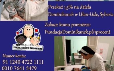 Przekaż 1,5% podatku dla hospicjum w Ułan – Ude