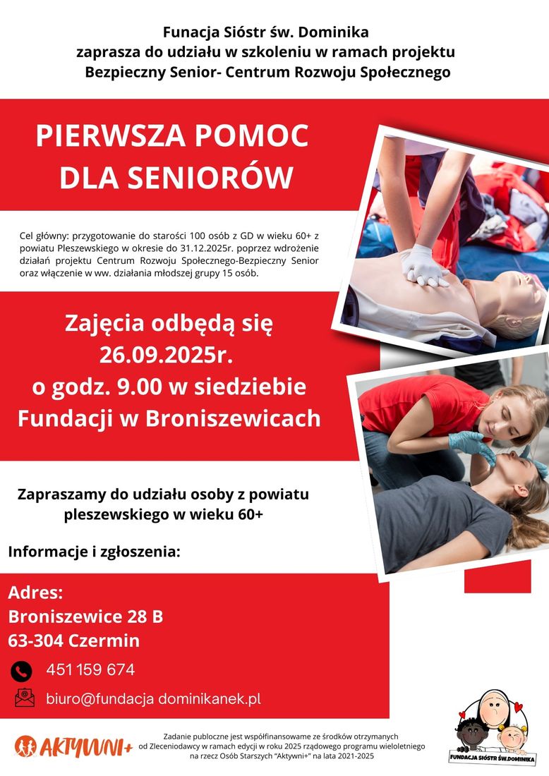Pierwsza pomoc dla seniorów