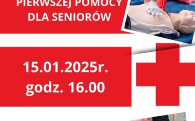 Seniorze – zapisz się na szkolenie z pierwszej pomocy!