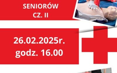 Już jutro druga część szkolenia z&nbsp;pierwszej pomocy dla Seniorów