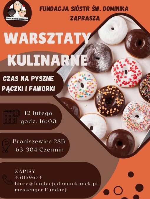 Warsztaty kulinarne w&nbsp;ostatnie dni karnawału – będziemy robić pączki!