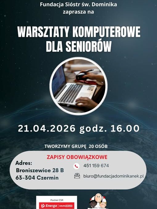 Seniorze, pozwól oswoić świat nowych technologii!