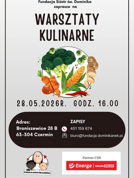 Kolejne warsztaty kulinarne dla Seniorów już 28 maja
