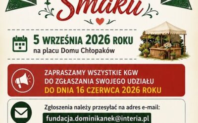 Zapraszamy Koła Gospodyń Wiejskich na&nbsp;II&nbsp;Festiwal Smaku!