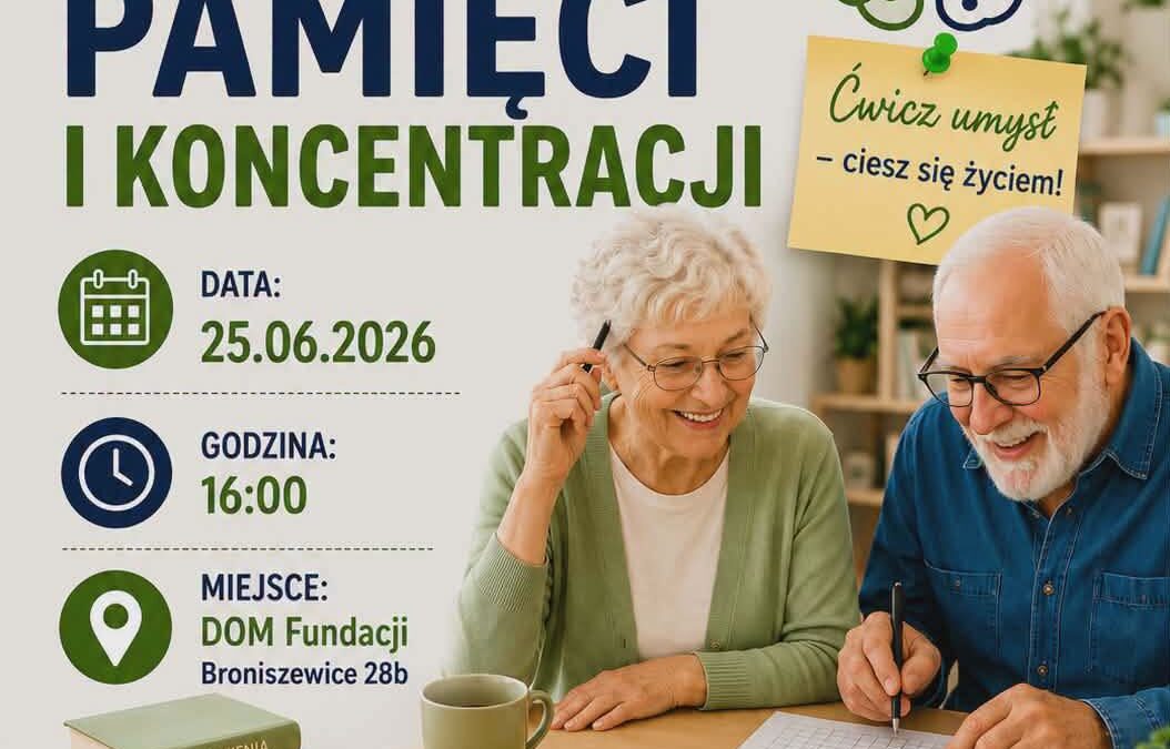 Zadbaj o&nbsp;sprawność swojego mózgu – zapraszamy na&nbsp;warsztaty!