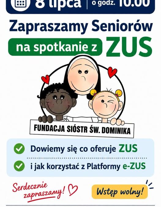 Zapraszamy na&nbsp;spotkanie z&nbsp;przedstawicielem ZUS